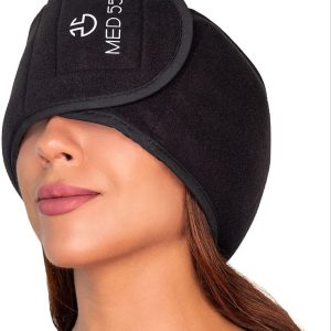 Headache & Migraine Relief Wrap Hat | Hot & Cold Gel Ice Pack, Warm Cold Compress